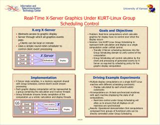 Real-Time X-Server Graphics Under KURT-Linux Group Scheduling Control