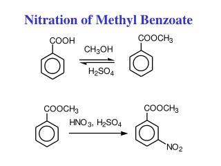 nitration methyl benzoate presentation ppt powerpoint