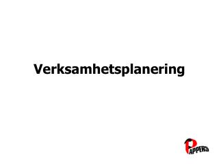 Verksamhetsplanering