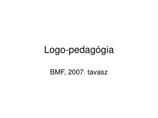Logo-pedagógia