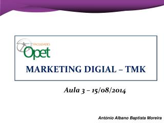 Aula 3 – 15/08/2014