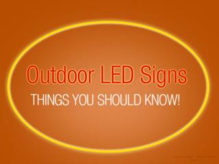 Outdoor LED Sign Company in Kansas City – Things to Know!