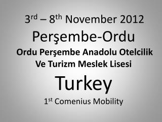 We left the Prague airport in the morning. We headed for Istanbul.
