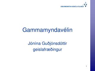 Gammamyndavélin