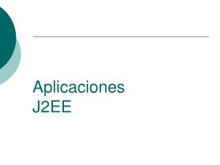 Aplicaciones J2EE