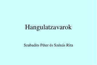 Hangulatzavarok