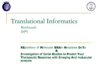 Translational Informatics Rembrandt ISPY