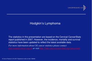 Hodgkin’s Lymphoma