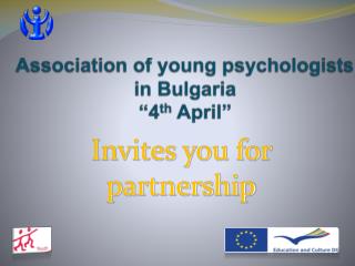 Association of young psychologists in Bulgaria “4 th April”