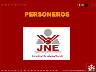 PERSONEROS