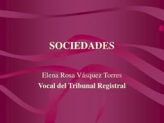 SOCIEDADES