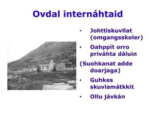 Ovdal internáhtaid