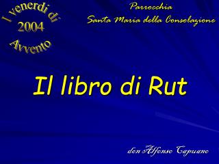 Il libro di Rut