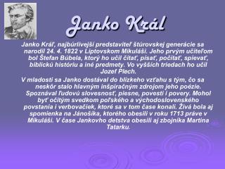 Janko Král