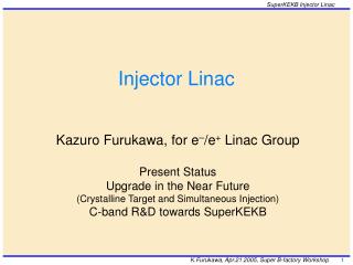 Injector Linac