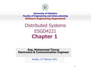 Eng. Mohammed Timraz Electronics &amp; Communication Engineer