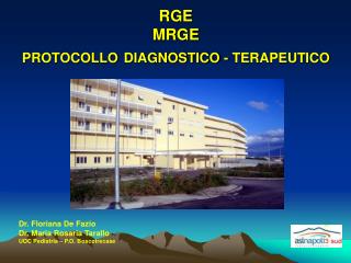 RGE MRGE PROTOCOLLO DIAGNOSTICO - TERAPEUTICO