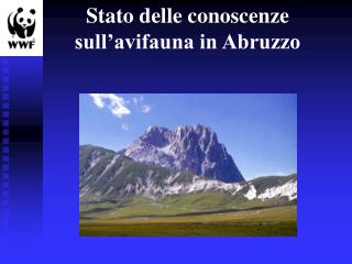 Stato delle conoscenze sull’avifauna in Abruzzo