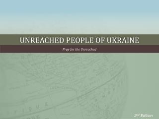 Unreached People of Ukraine