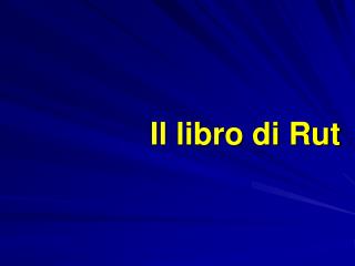 Il libro di Rut