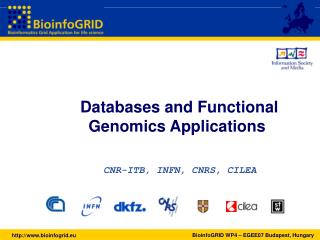 Databases and Functional Genomics Applications