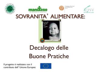 SOVRANITA ’ ALIMENTARE: