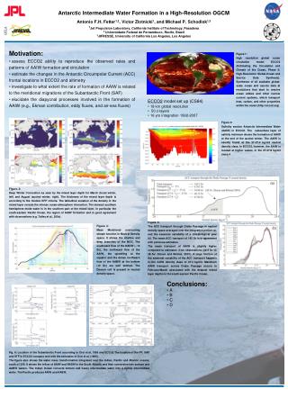 Antarctic Intermediate Water Formation in a High-Resolution OGCM