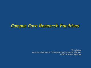 Campus Core Research Facilities