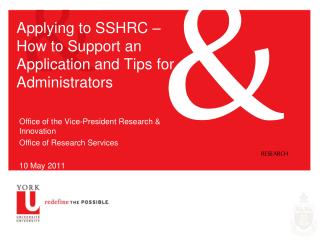 Applying to SSHRC – How to Support an Application and Tips for Administrators