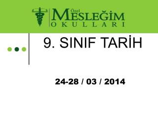 9. SINIF TARİH