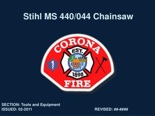 Stihl MS 440/044 Chainsaw