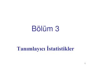 Bölüm 3