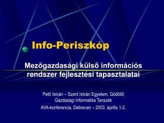 Info-Periszkóp