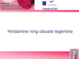 Hindamine ning otsuste tegemine