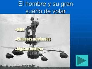 El hombre y su gran sueño de volar