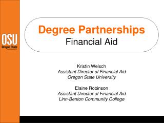 Degree Partnerships Financial Aid