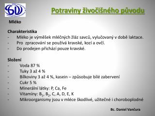 Potraviny živočišného původu