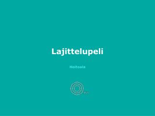 Lajittelupeli