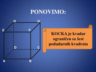 PONOVIMO: