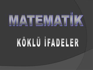 MATEMATİK