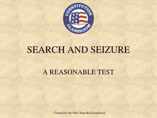 SEARCH AND SEIZURE