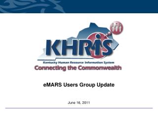 eMARS Users Group Update