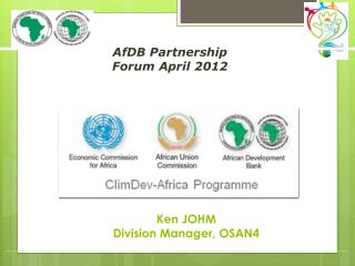 AfDB Partnership Forum April 2012