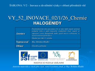 VY_52_INOVACE_02/1/26_Chemie