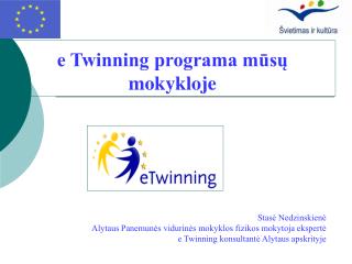 e Twinning programa mūsų mokykloje