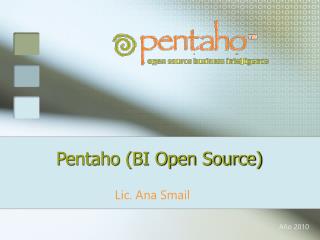 Pentaho (BI Open Source)