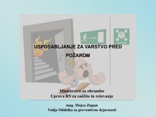 USPOSABLJANJE ZA VARSTVO PRED POŽAROM