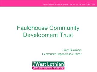 Fauldhouse Community Development Trust