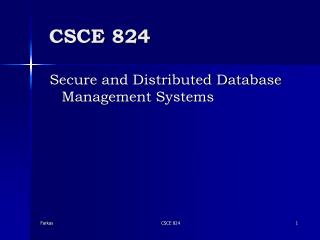 CSCE 824