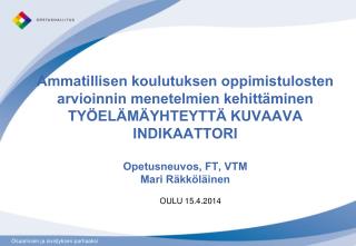 OULU 15.4.2014